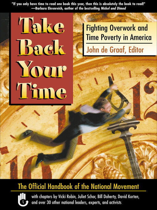 Title details for Take Back Your Time by John de Graaf - Available